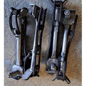 U- Kilpakärryn aisan tuet/kiinnitys trailerin lastaus siltaan