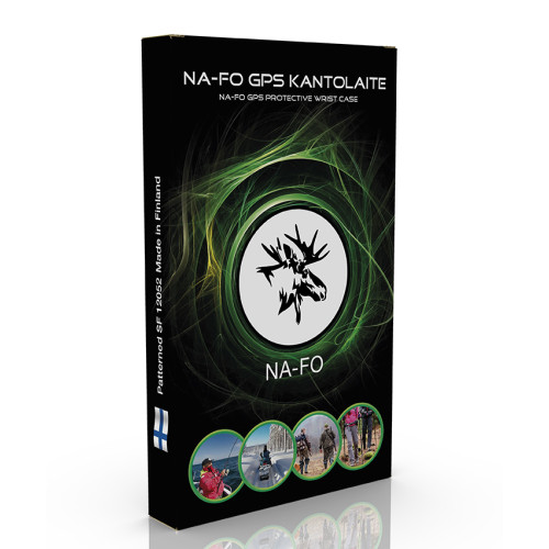 NA-FO GPS puhelimen kantolaite, XS-rannehihnalla musta